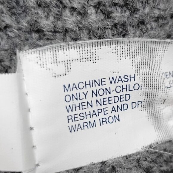 Preppy Half Sleeve Belted Open Cardigan Knit Sweater Top Gray Women Size S - Picture 5 of 11